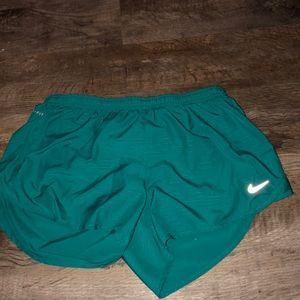 Turquoise Nike shorts